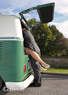 Hochzeitsfoto - VW Bus